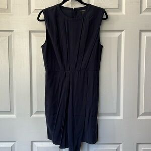 Club Monaco Navy Blue Fitted Dress
